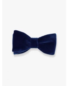 Navy Velvet Bow Tie