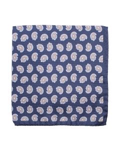 Blue Paisley Handkerchief