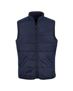 Navy Blue Quilted Nylon Vest
