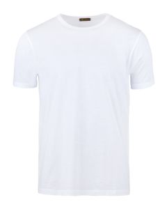 Vit bomulls t-shirt