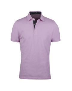 Pink Contrast Polo Shirt