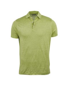 Light Green Linen Polo Shirt