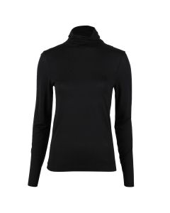 Brielle Black Jersey Turtleneck