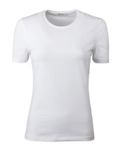 Samina White Jersey T-shirt