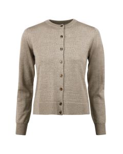 Sigrid Beige Merino Cardigan