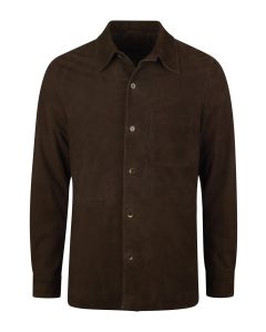 Dark Brown Suede Jacket