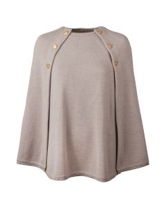 Mary Beige Merino Cape