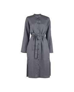 Anette Gray Linen Dress