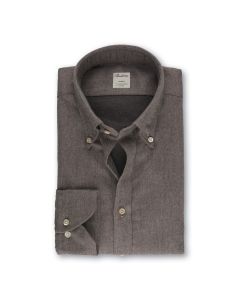 Brun flanellskjorta för höst och vinter.