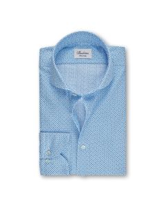 Light Blue Medallion Patterned Shirt