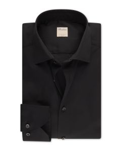 Regular Black Stretch Shirt