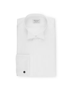 White Tuxedo Shirt Wing Collar