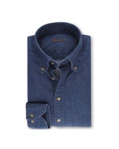 Denim Slim Button Down Shirt