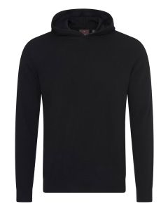 Black Wool/Cashmere Hoodie
