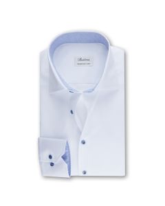 White Shirt Light Blue Contrast