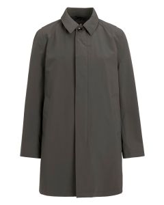Dark Green Nylon Car Coat