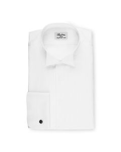 White Tuxedo Shirt Wing Collar