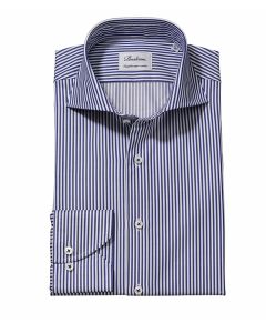 Blue Striped Shirt - Extra Long Sleeve