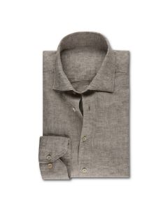 Beige Linneskjorta från Stenströms