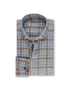 Multi Plaid Linen Shirt