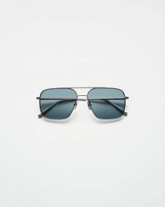 Blue Steel Aviator Sunglasses