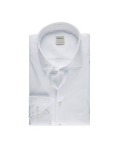 White Casual Jersey Shirt