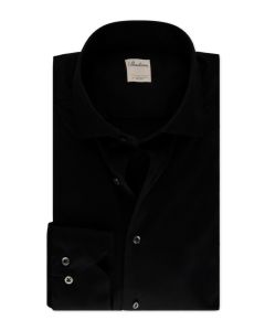 Stenströms svart jerseyskjorta i 100% bomull. Svarta knappar.