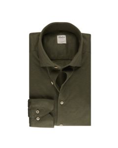 Green Jersey Stretch Shirt