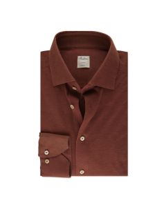 Red Jersey Stretch Shirt