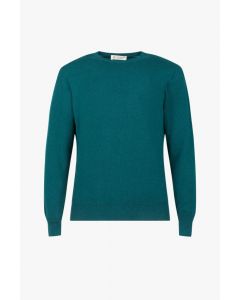 Dark Green Crewneck Cashmere Sweater