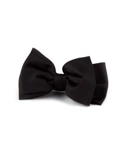 Black Silk Bow Tie 