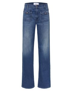 Blue Aimee Wide-leg Jeans