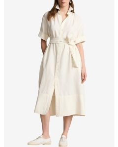 Off-white Silk Blend Dress