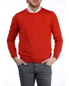 Orange Cotton Sweater