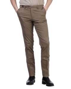 Brown Cotton Chinos