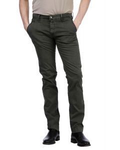 Green Cotton Chinos