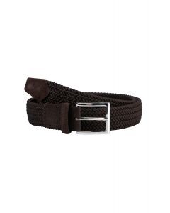 Brown Braided Belt