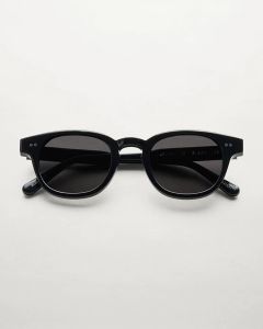 01 Black Soft Rounded Sunglasses