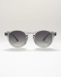 Grey Classic Round Sunglasses
