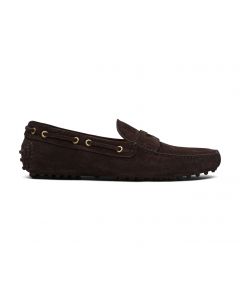 Brown Suede Loafers