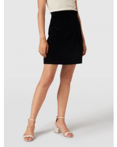 Navy Corduroy Mini Skirt