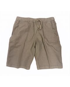 Green Linen Shorts