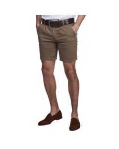 Brown Petz Print Shorts