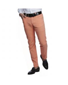 Orange Summer Pale Five Pocket Trousers