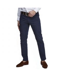 Navy Summer Pale Five Pocket Trousers
