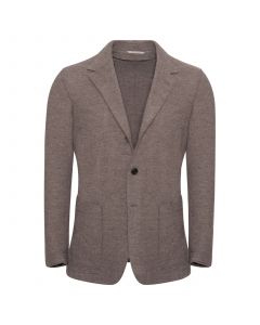 Taupe Wool Jersey Blazer