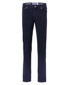 Navy Blue Stretch Five Pocket Trousers