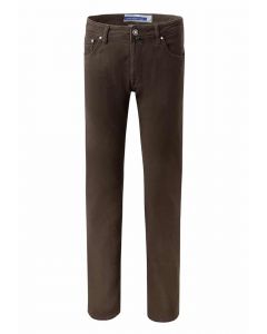 Brown Bard Slim Gabardine Jeans