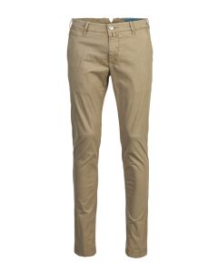 Beige Cotton Chinos