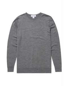 Grey Merino Wool Sweater